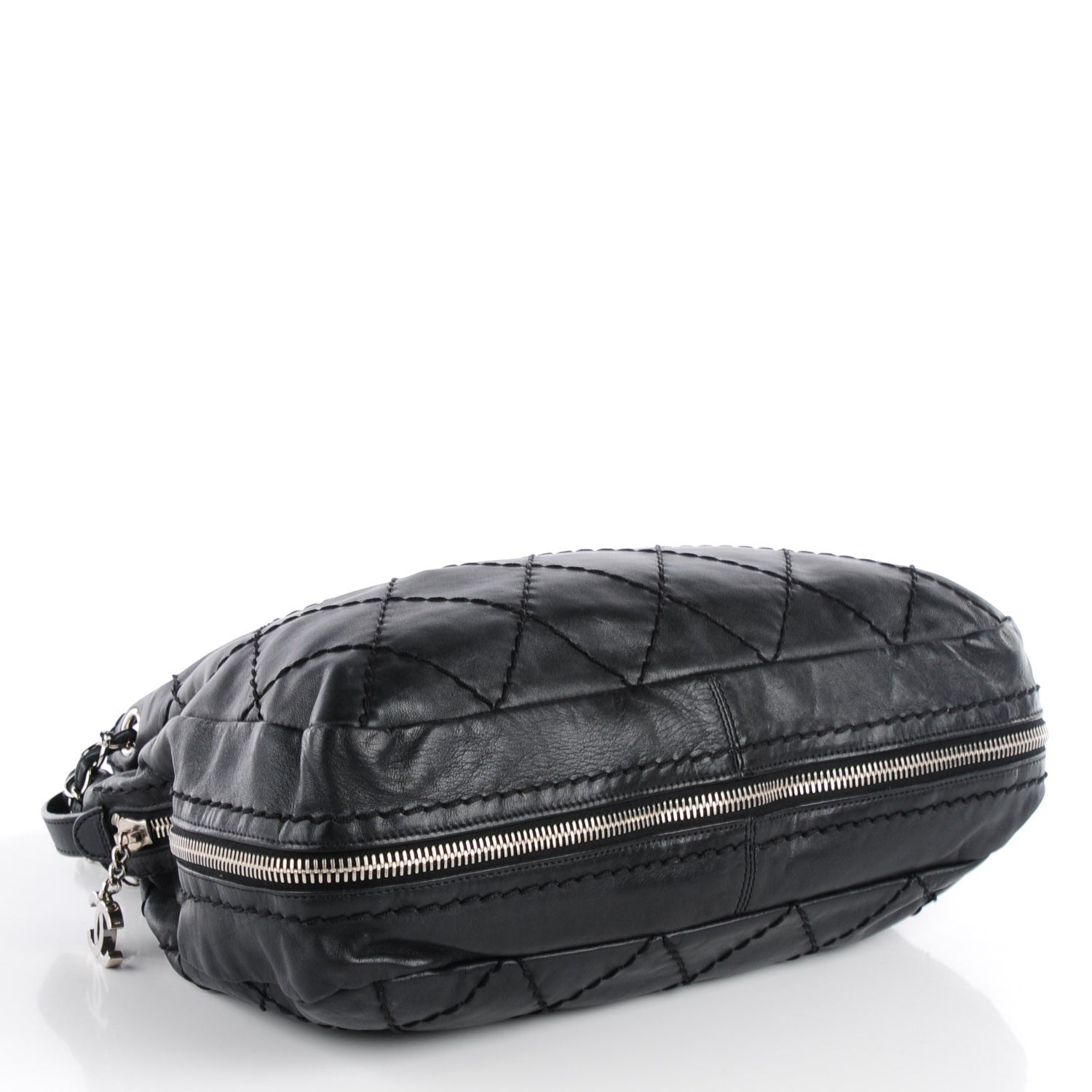 Chanel Lambskin Expandable Tote Black 4 of 8