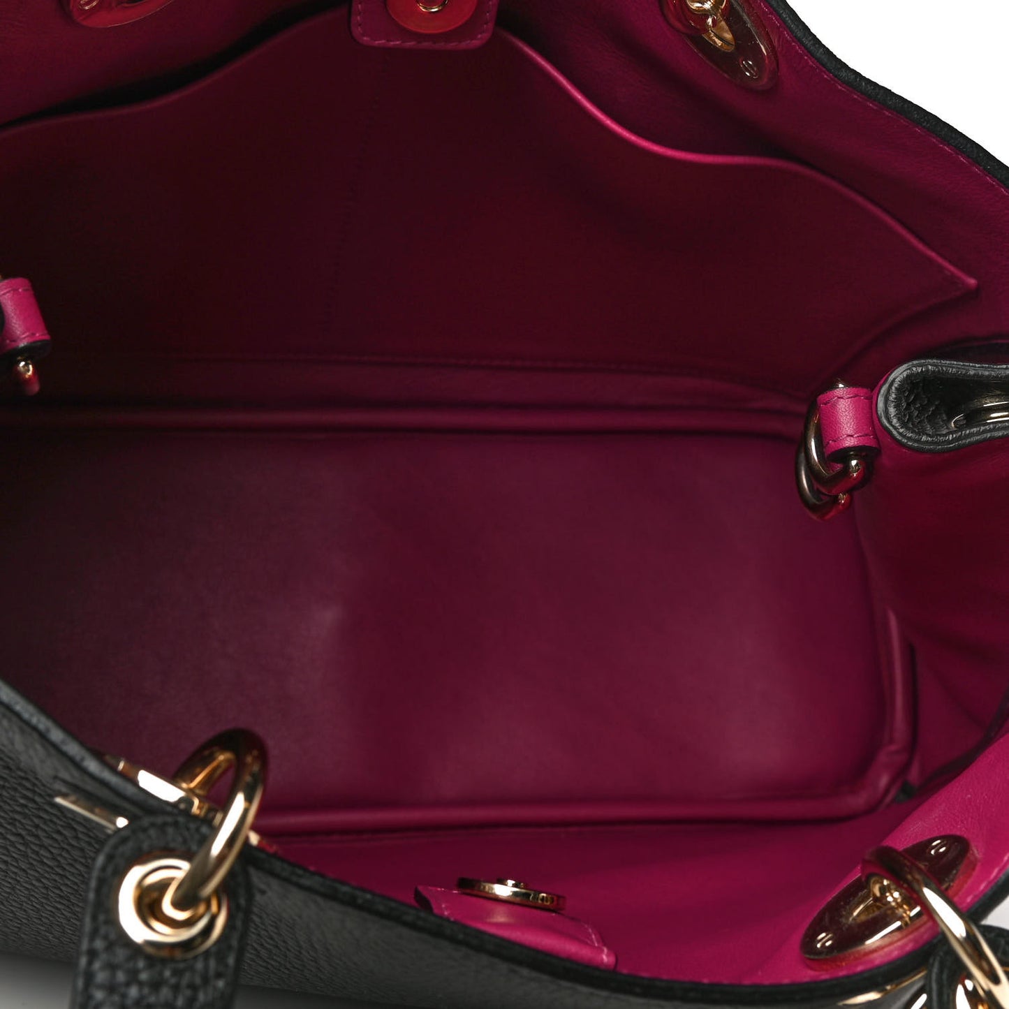 Bullcalf Medium Diorissimo Tote Black Rose Indien