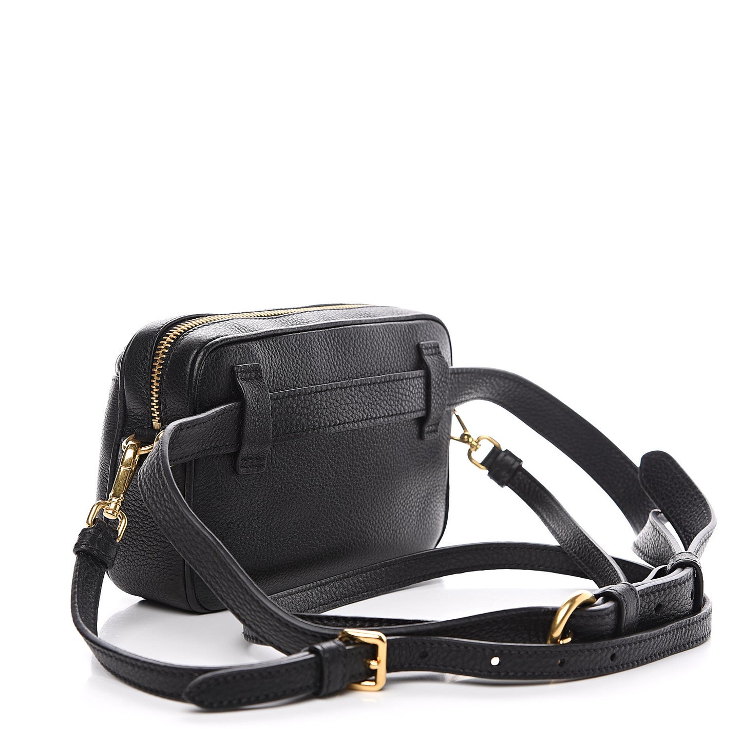 Vitello Daino Belt Bag Black