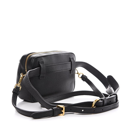 Prada Vitello Daino Belt Bag Black 2 of 8