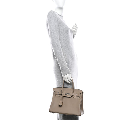 Hermes Togo Birkin 30 Gris Tourterelle 2 of 12
