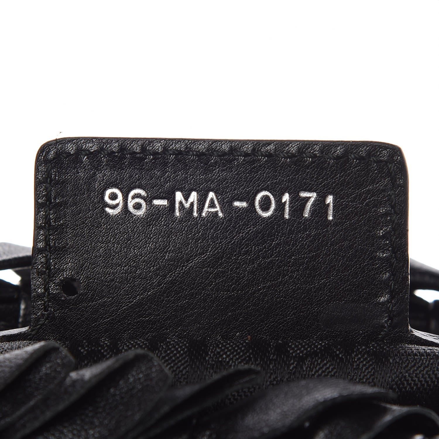 Christian Dior Lambskin Cannage Bow Medium Lady Dior Black 9 of 9