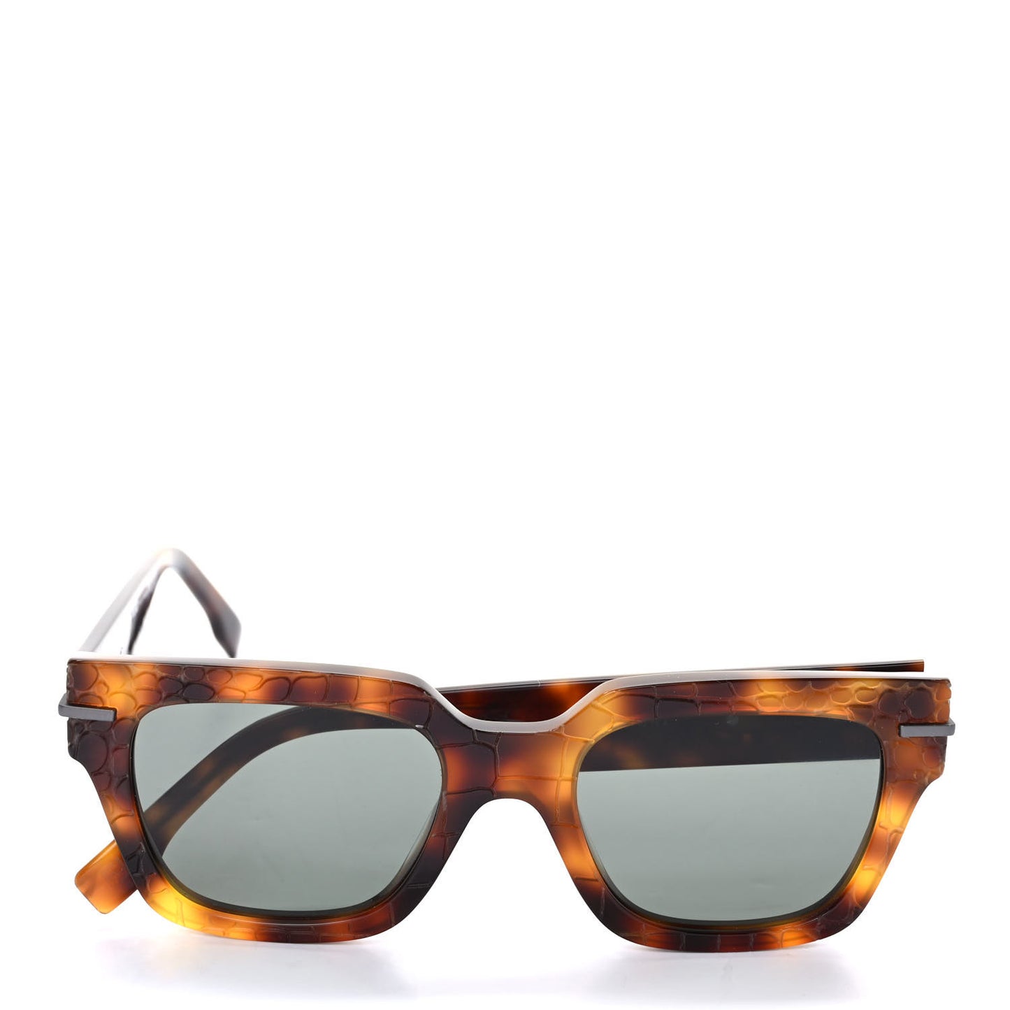 Acetate Fendigraphy Square Sunglasses FE40078I Tortoise Shell