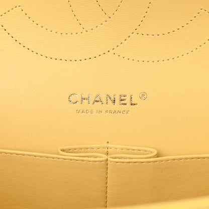 Chanel Caviar Quilted Jumbo Double Flap Yellow 6 of 11