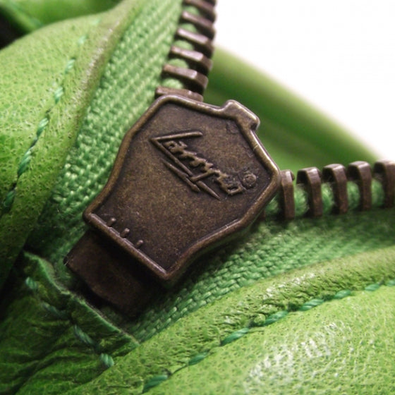 Leather WORK Tote Apple