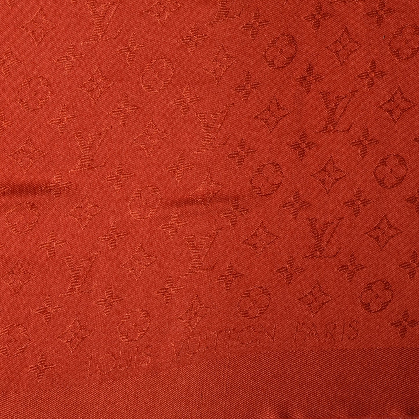 Wool Silk Monogram Shawl Orient