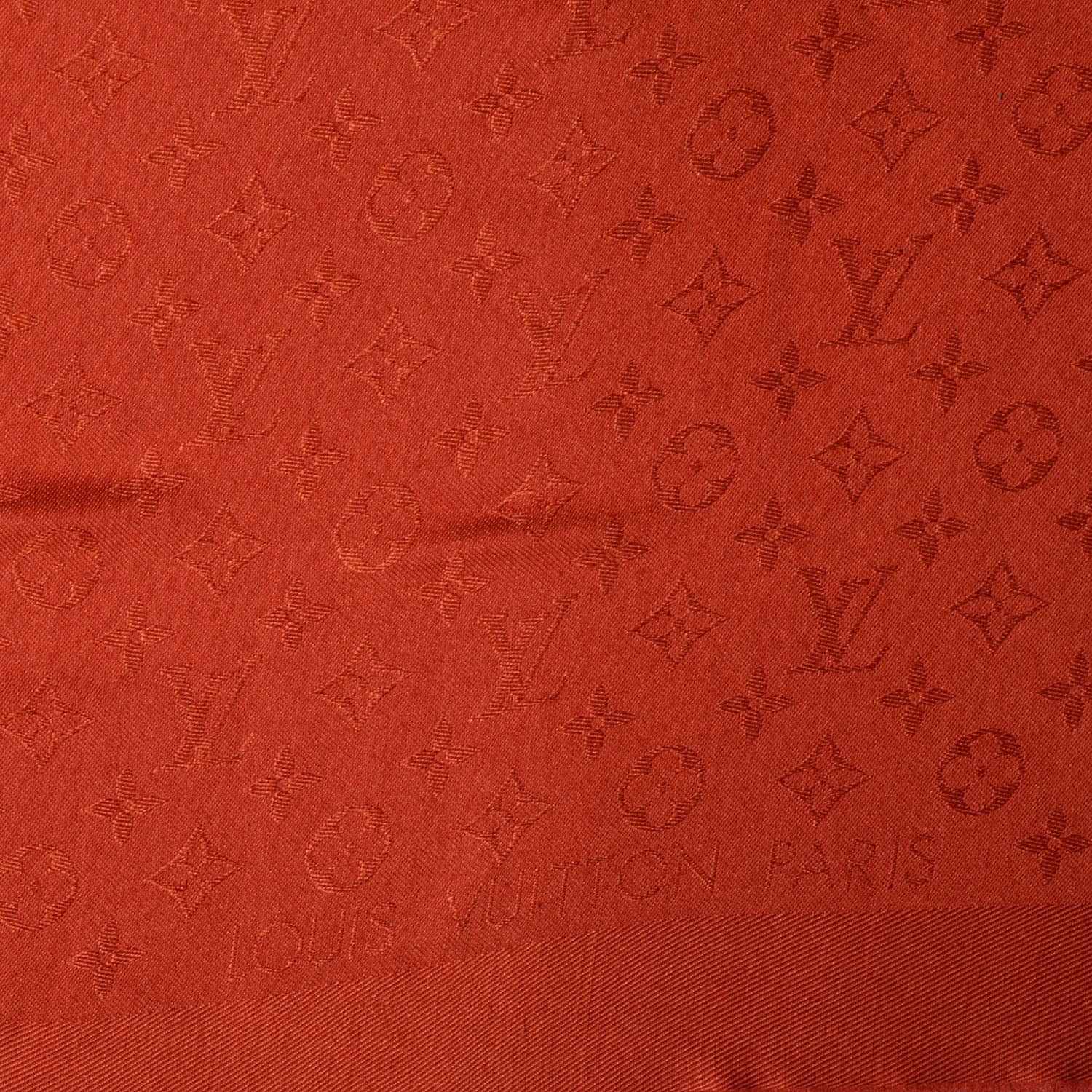 Louis Vuitton Wool Silk Monogram Shawl Orient 4 of 4