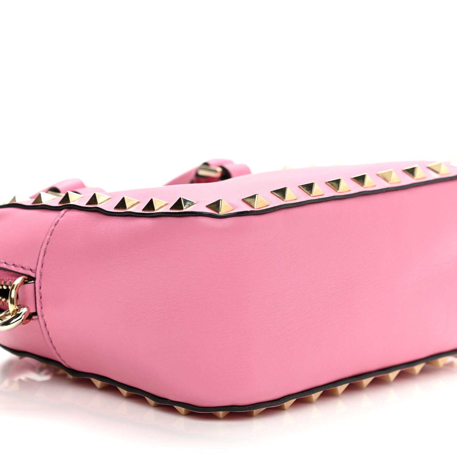 Valentino Garavani Vitello Mini Rockstud Convertible Satchel Ninphea 8 of 10
