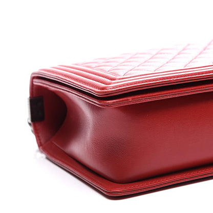 Chanel Lambskin Quilted New Medium Boy Flap Red 7 of 9