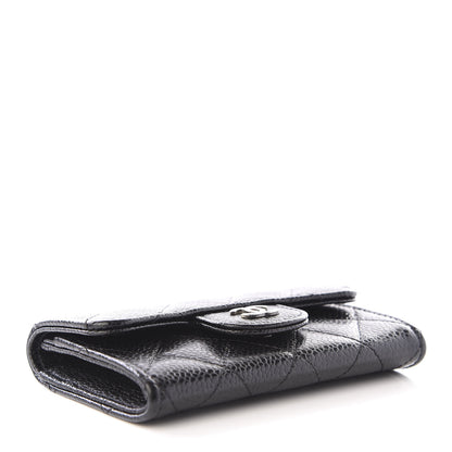 Chanel Caviar Quilted Flap Card Holder Black 4 of 7