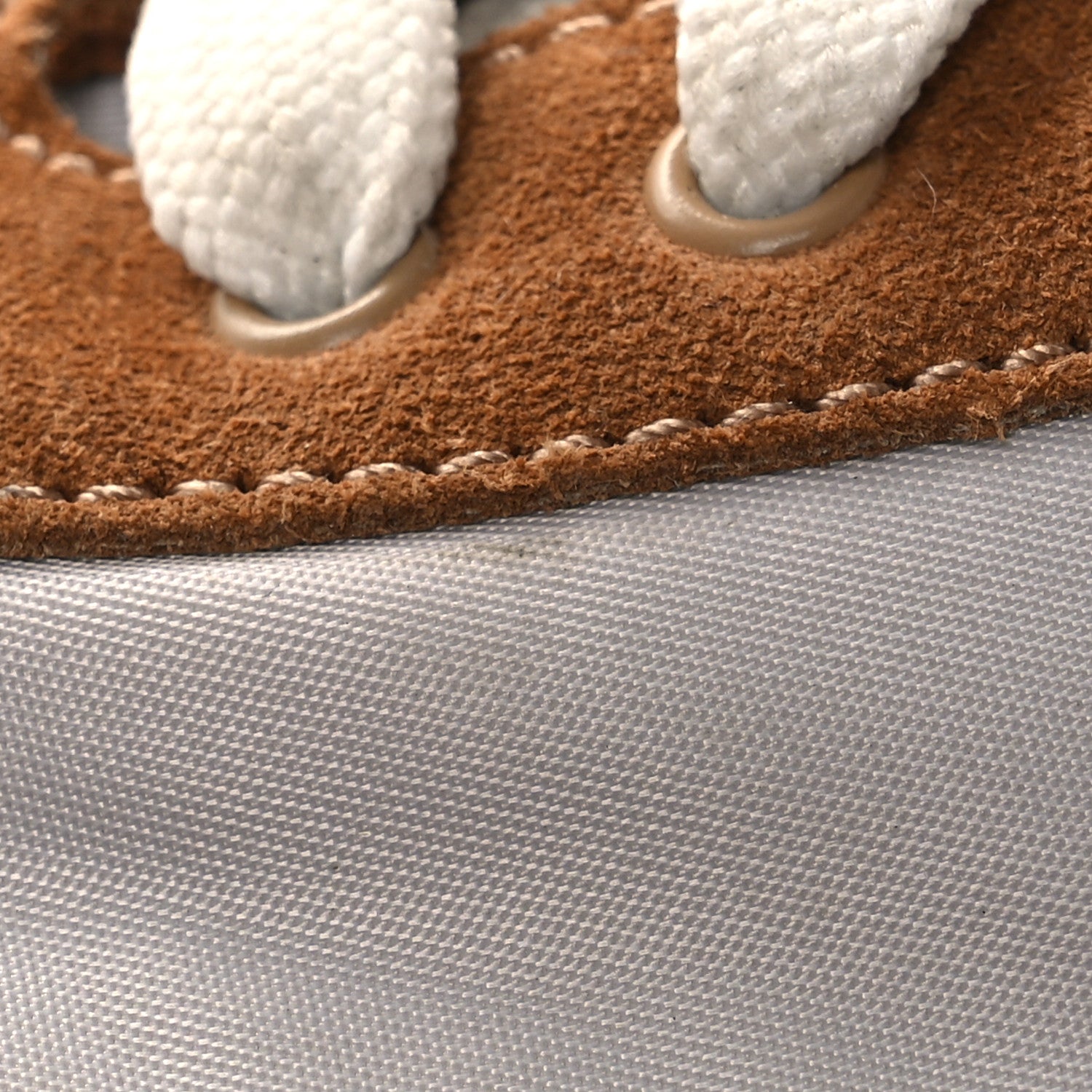 Loewe Nylon Suede Flow Runner Sneakers 38 Gold 11 of 12