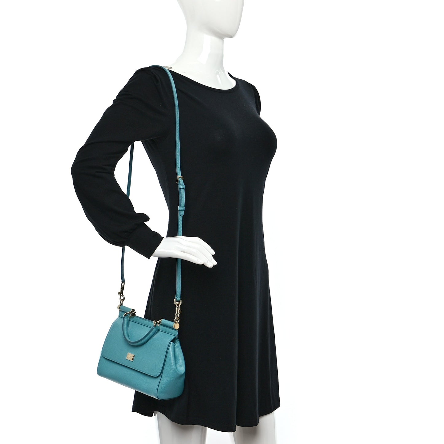 Dauphine Small Miss Sicily Satchel Light Blue