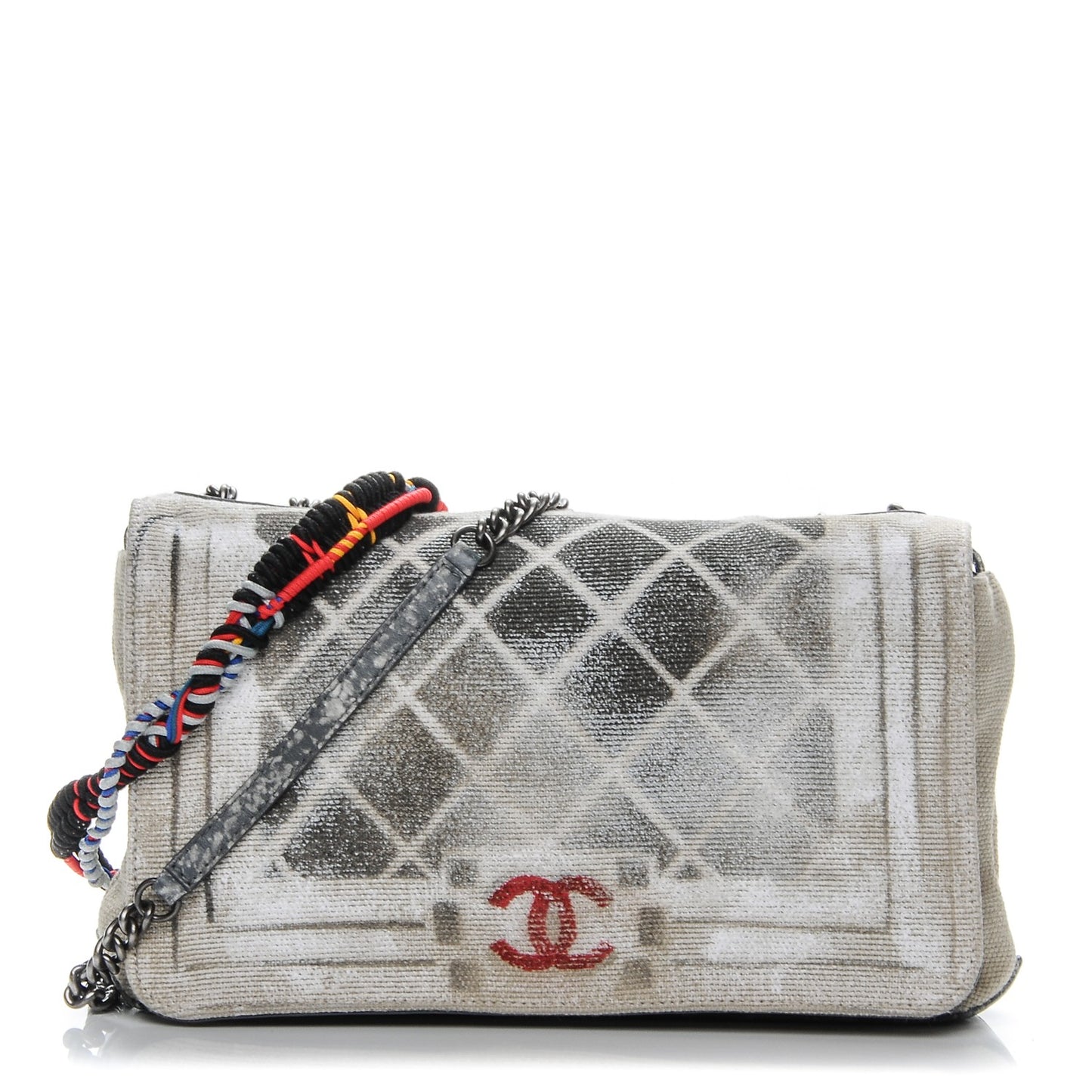 Canvas Tromp L’Oeil Graffiti Oh My Boy Flap Beige