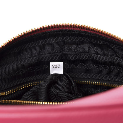 Prada Vitello Phenix Camera Bag Peonia 9 of 10