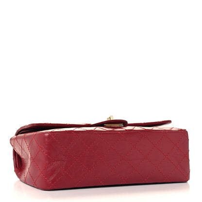 Chanel Aged Calfskin Quilted 2.55 Reissue 225 Flap Red 3 of 10