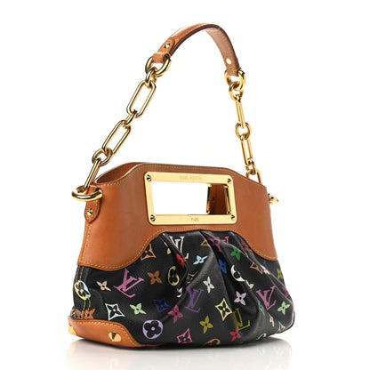 Louis Vuitton Monogram Multicolor Judy PM Black 3 of 8