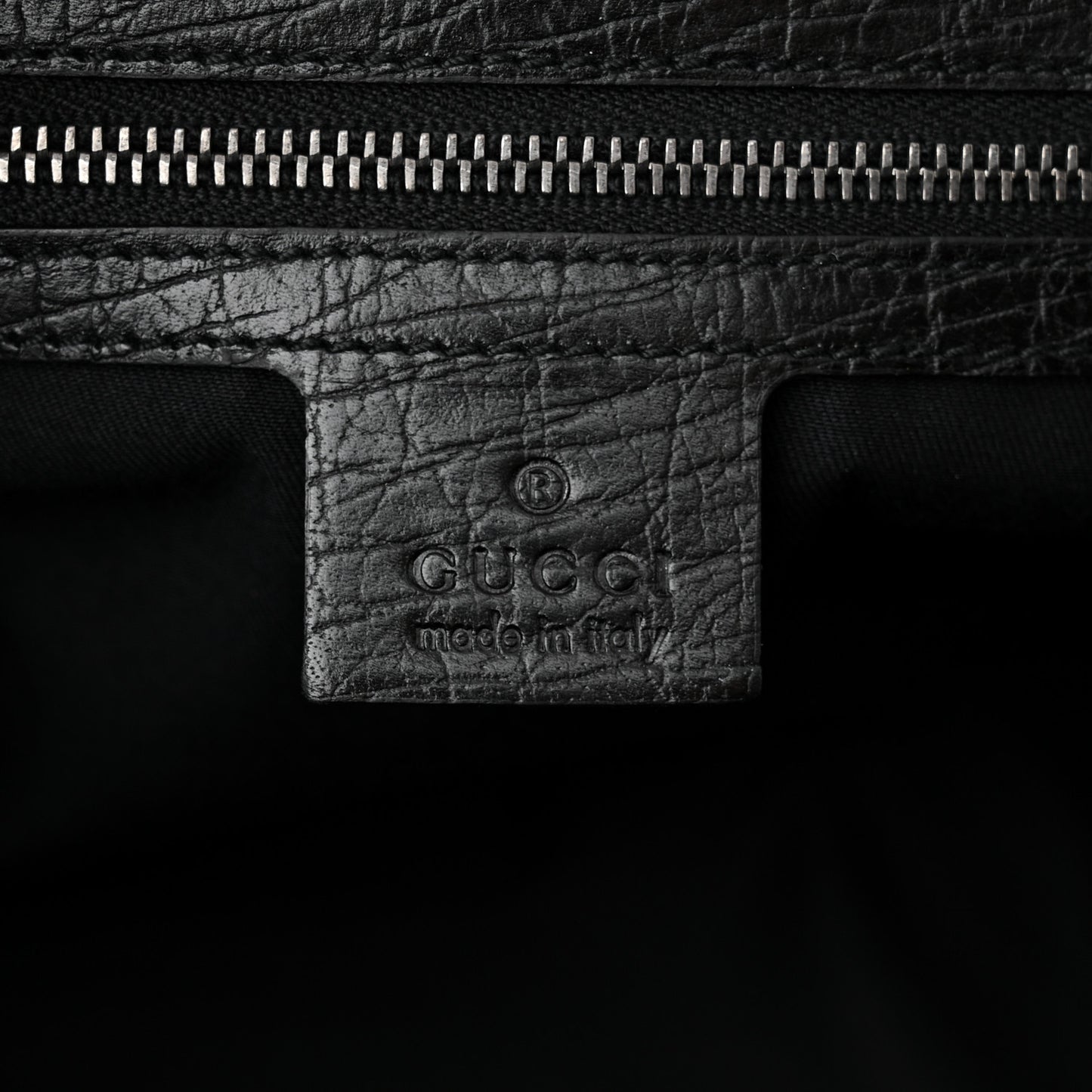 Monogram Bamboo Bullet Bag Black