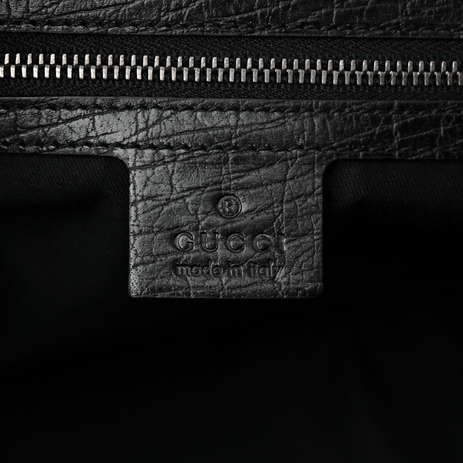 Gucci Monogram Bamboo Bullet Bag Black 6 of 10