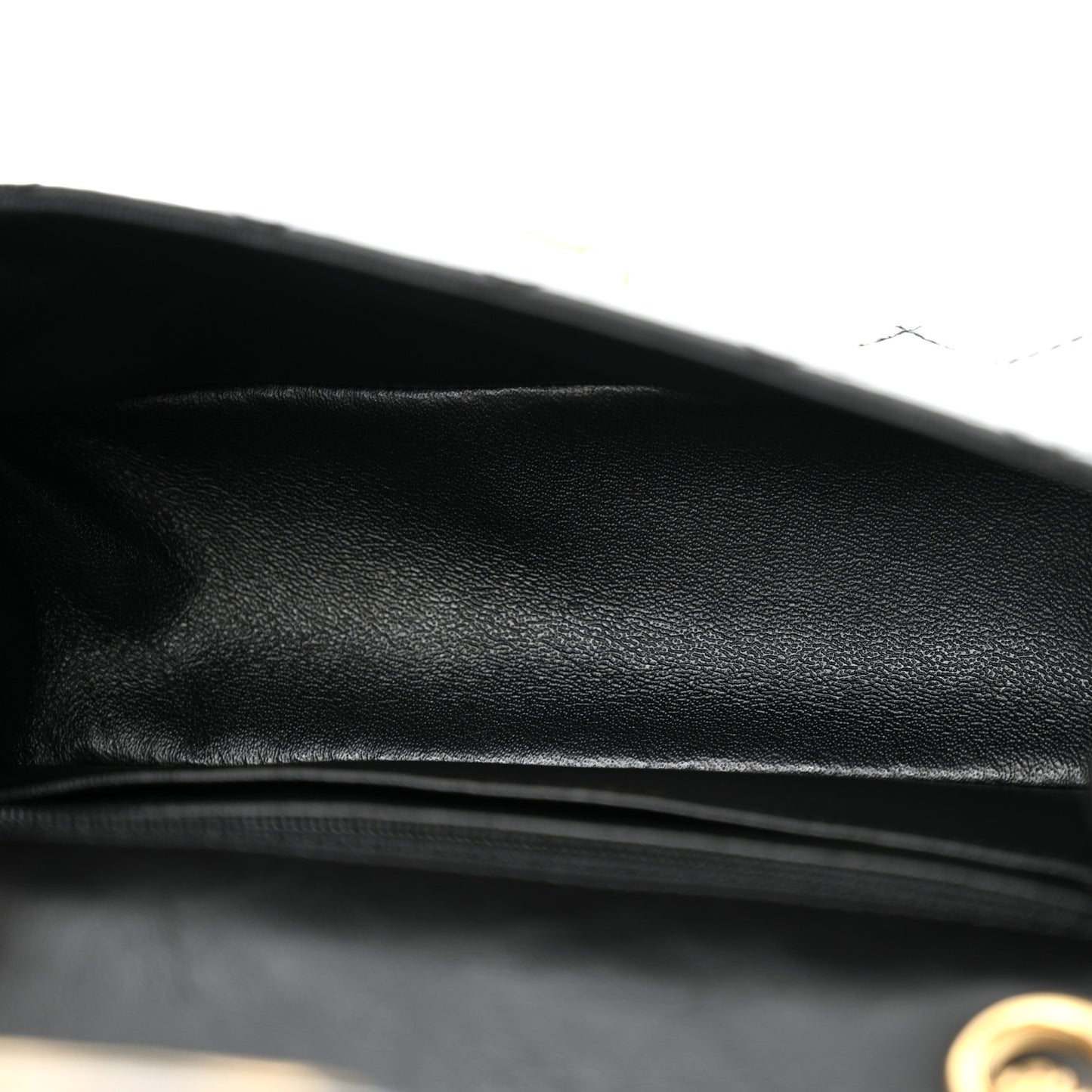Aged Calfskin Quilted 2.55 Reissue Mini Flap Black