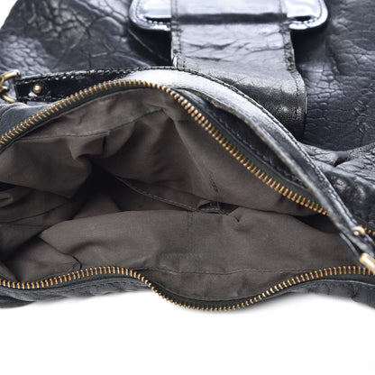 Fendi Nappa Patent B Buckle Hobo Black 10 of 23