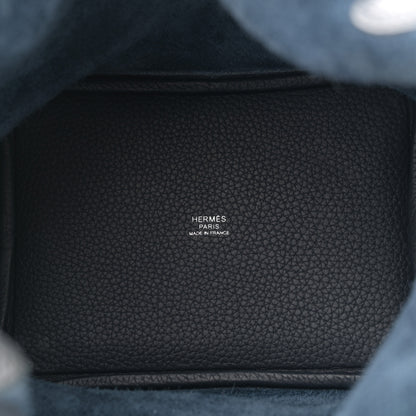 Hermes Taurillon Clemence Picotin Lock 18 PM Bleu Nuit 5 of 10