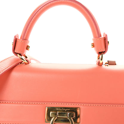 Salvatore Ferragamo Calfskin Small Sofia Satchel Multicolor 8 of 10