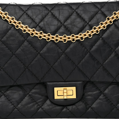 Chanel Aged Calfskin Quilted 2.55 Reissue 226 Flap Black 8 of 12