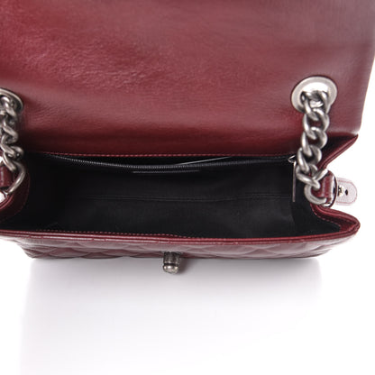 Chanel Goatskin Quilted Medium City Rock Flap Burgundy 4 of 10