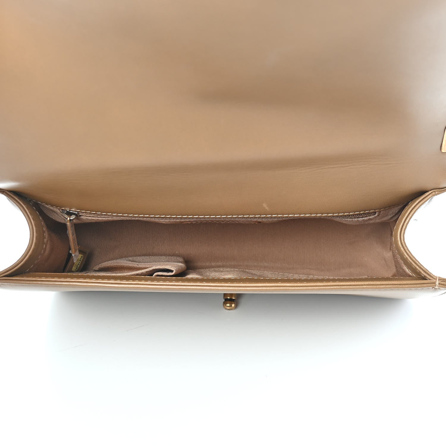 Chanel Lambskin Quilted New Medium Boy Flap Beige 4 of 8