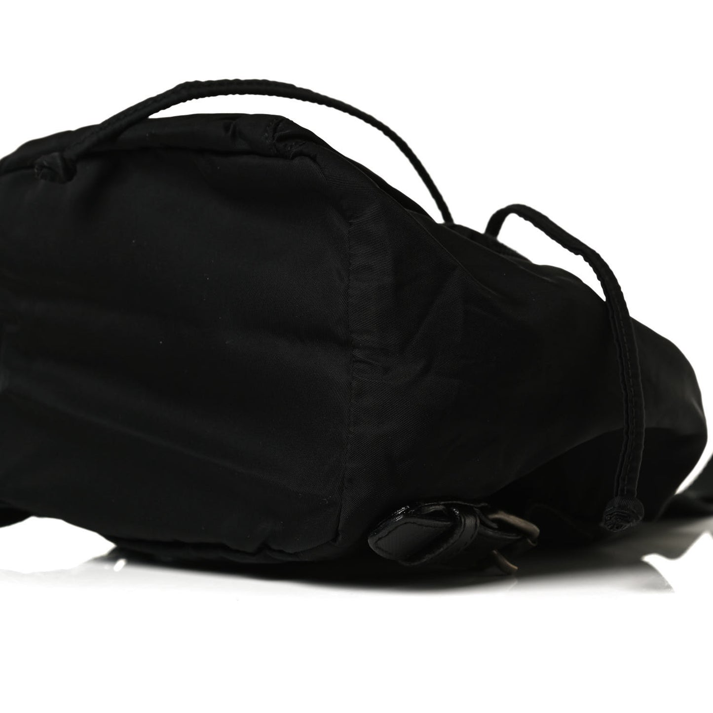 Nylon Vela Mini Cinch Backpack Black