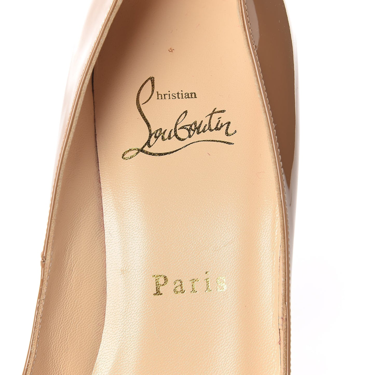 Patent Very Prive 120 Pumps 38.5 Nude