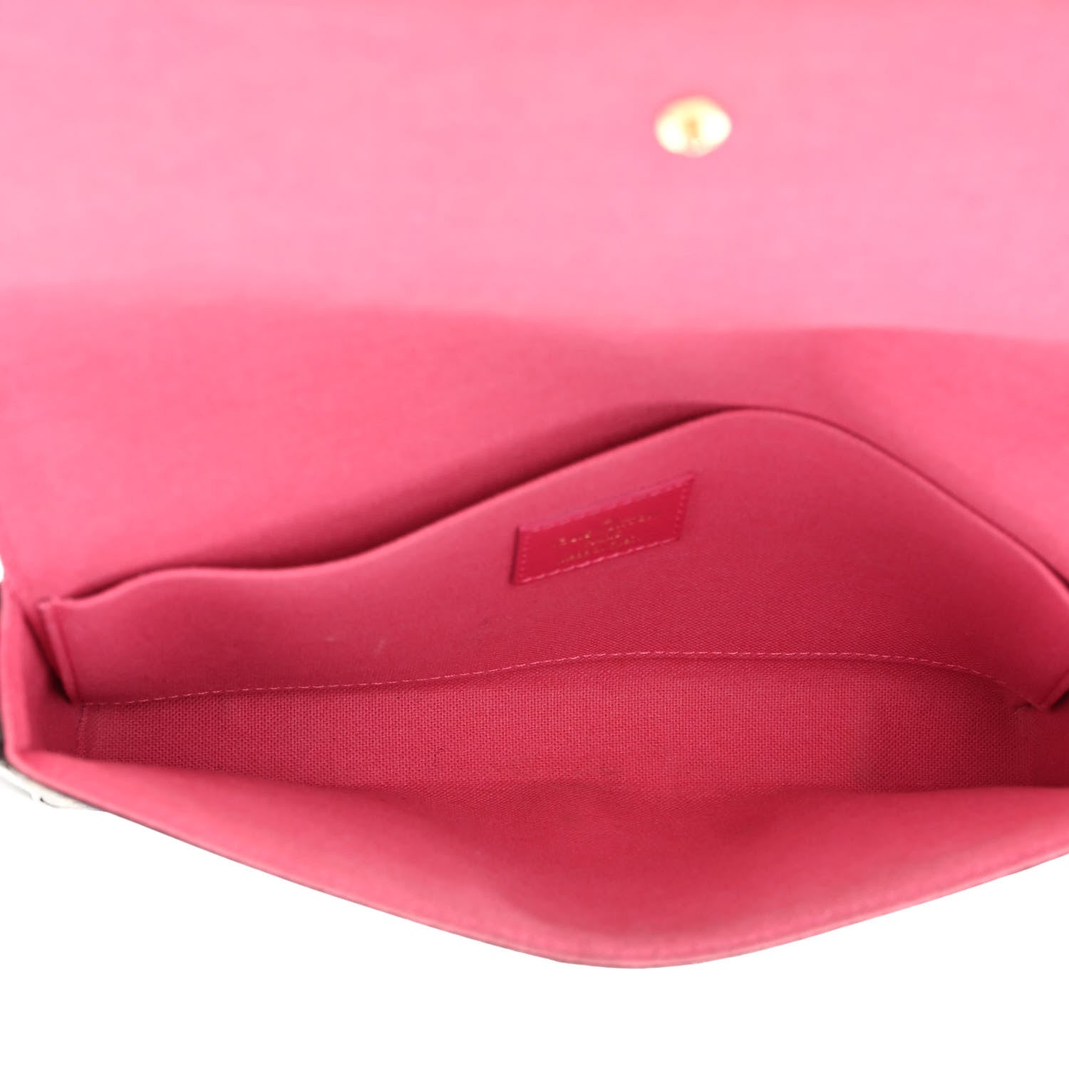Louis Vuitton Monogram 2021 Christmas Animation Hollywood Pochette Felicie Chain Wallet Fuchsia 6 of 18