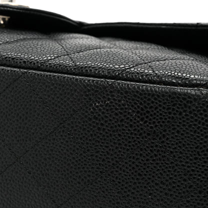 Chanel Caviar Quilted Jumbo Single Flap Black 14 of 19