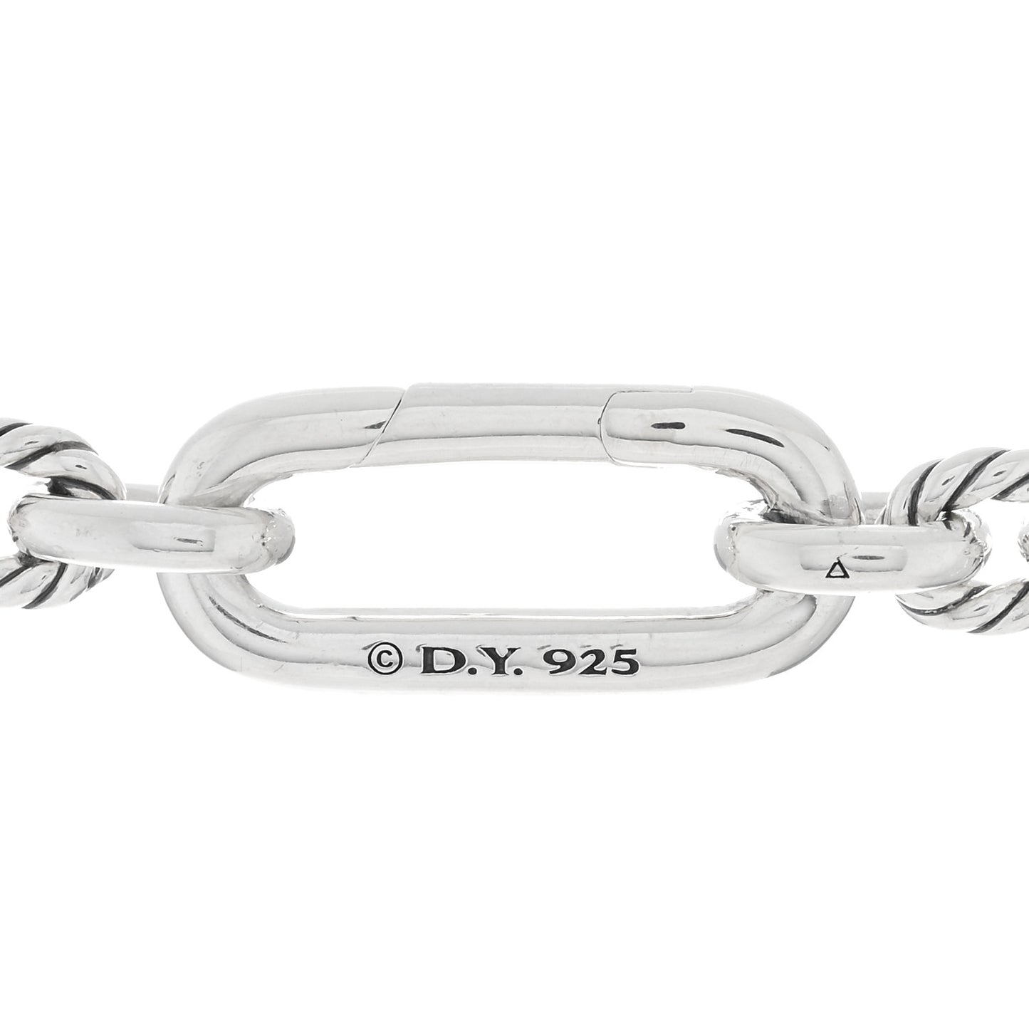 Sterling Silver Diamond Small Lexington Chain Necklace