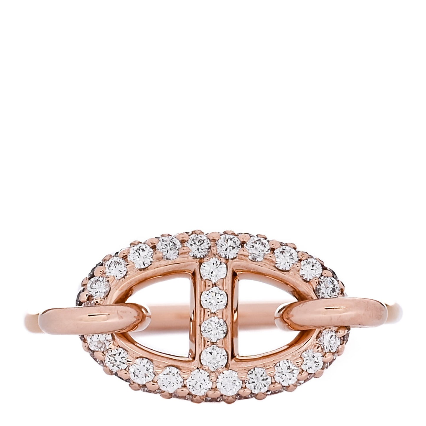 18K Rose Gold Diamond Farandole Ring 52 6