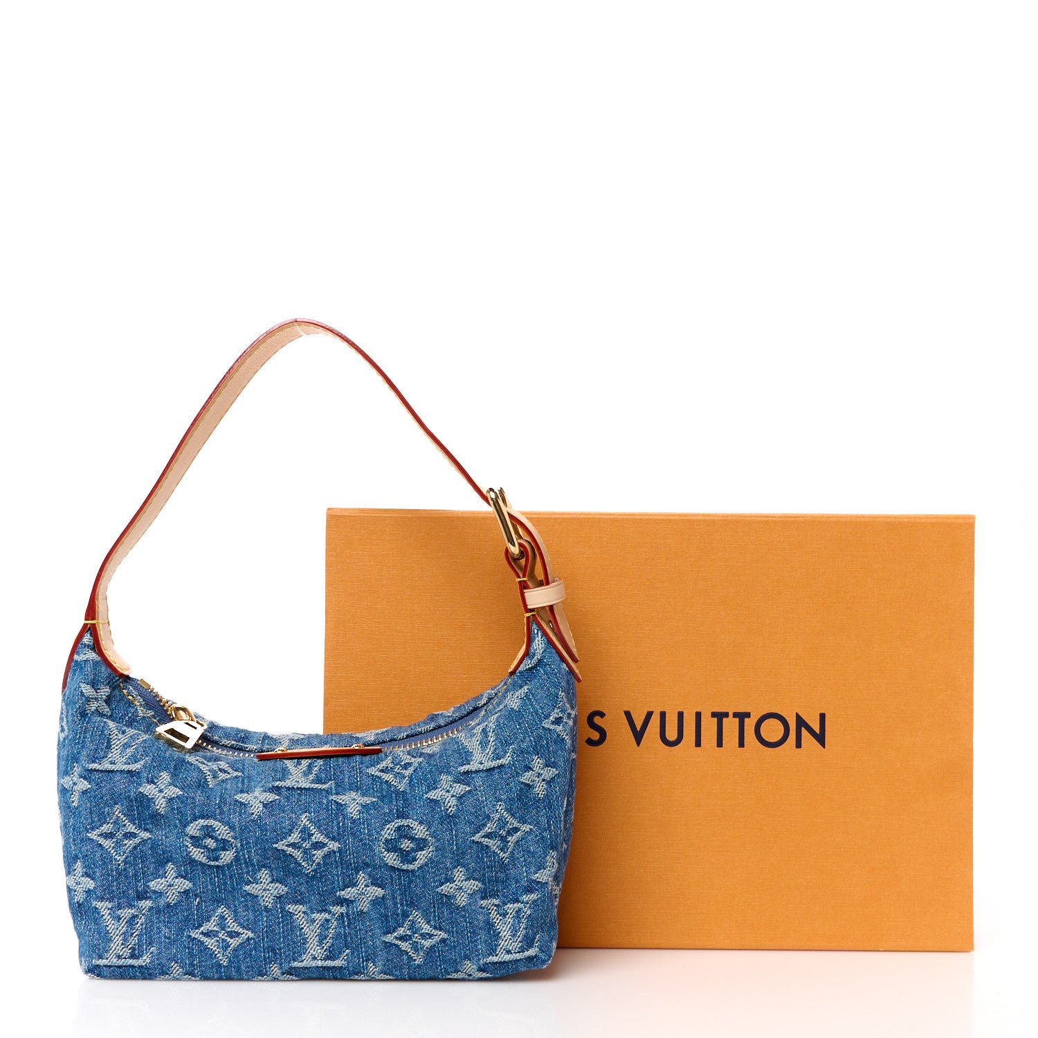 Louis Vuitton Monogram Denim Hills Pochette Blue 11 of 11