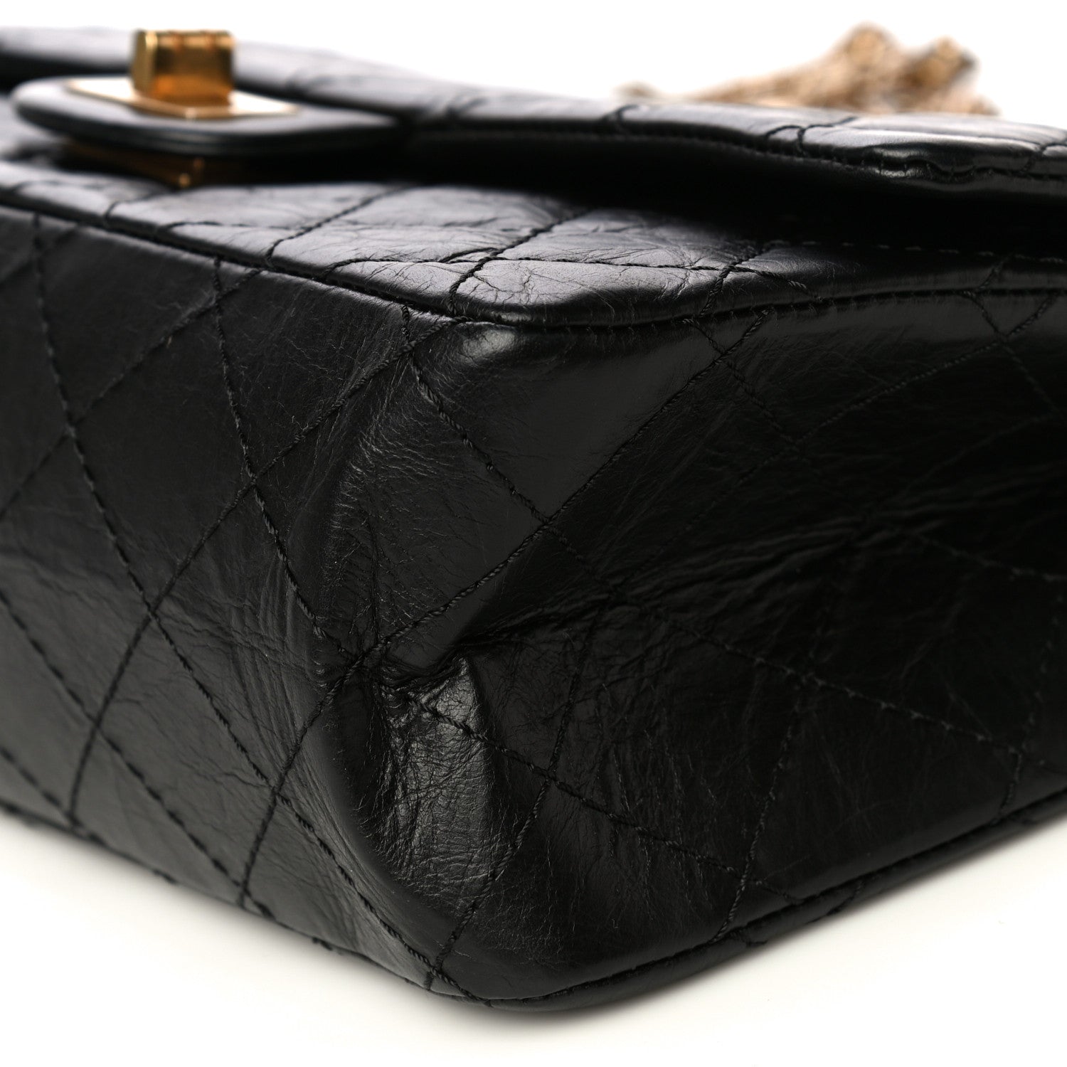 Chanel Aged Calfskin Quilted 2.55 Reissue 226 Flap Black 8 of 17