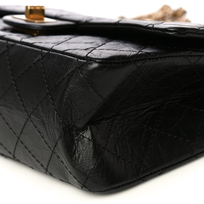 Chanel Aged Calfskin Quilted 2.55 Reissue 226 Flap Black 8 of 17