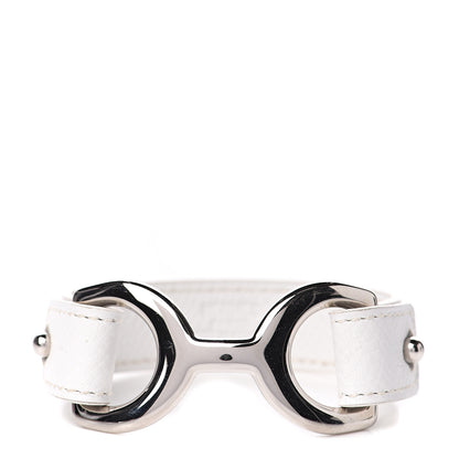 Hermes Epsom Pavane Cuff S White 1 of 4