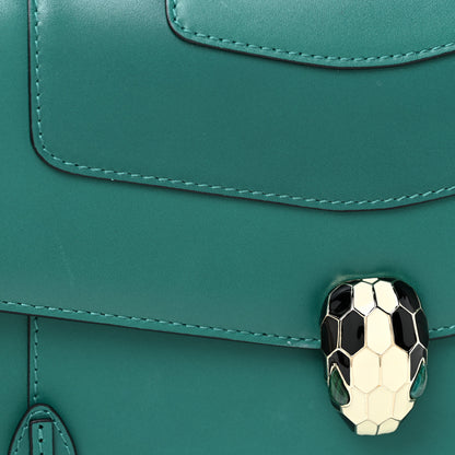 Bulgari Calfskin Serpenti Forever Top Handle Emerald Green 9 of 14
