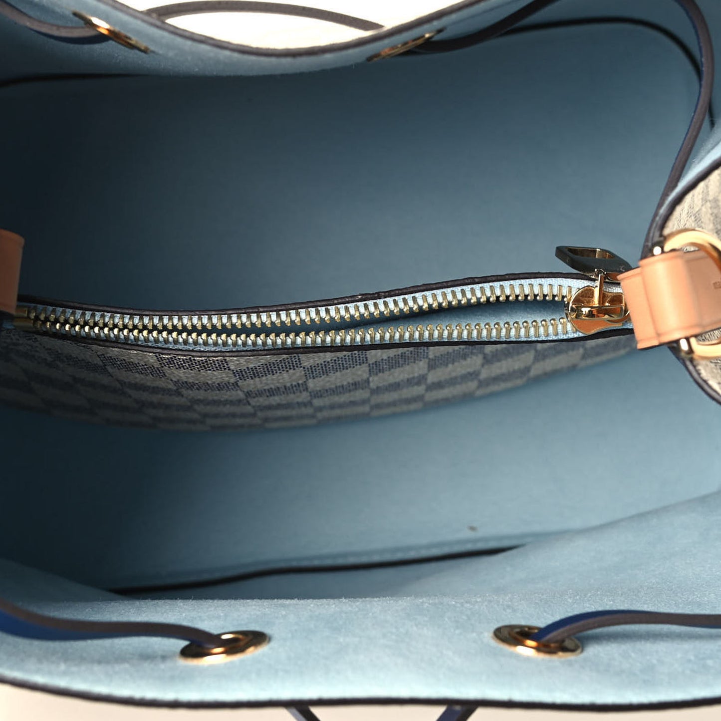 Damier Azur Braided Neonoe MM Blue