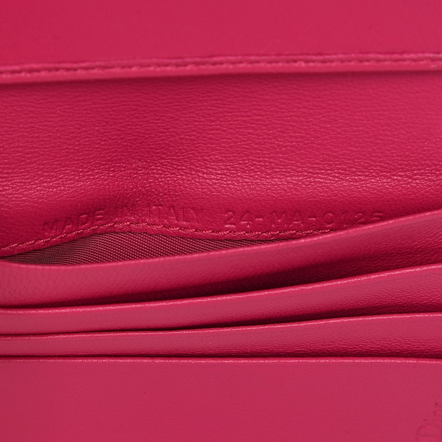 Lambskin Cannage Bicolor Lady Dior Wallet Black