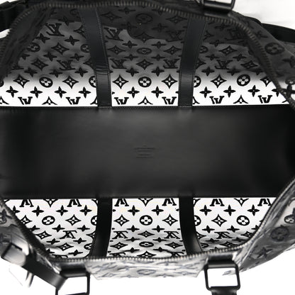 Louis Vuitton Monogram See Through Keepall Bandouliere 50 Black 4 of 11