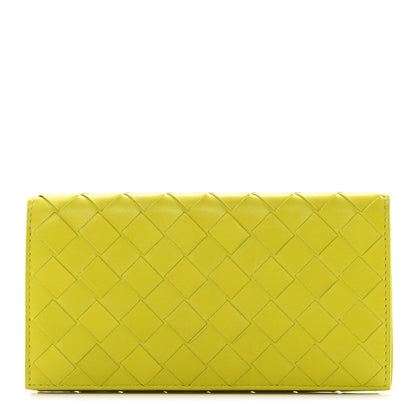 Bottega Veneta Nappa Intrecciato Zip Flap Wallet Kiwi 1 of 8
