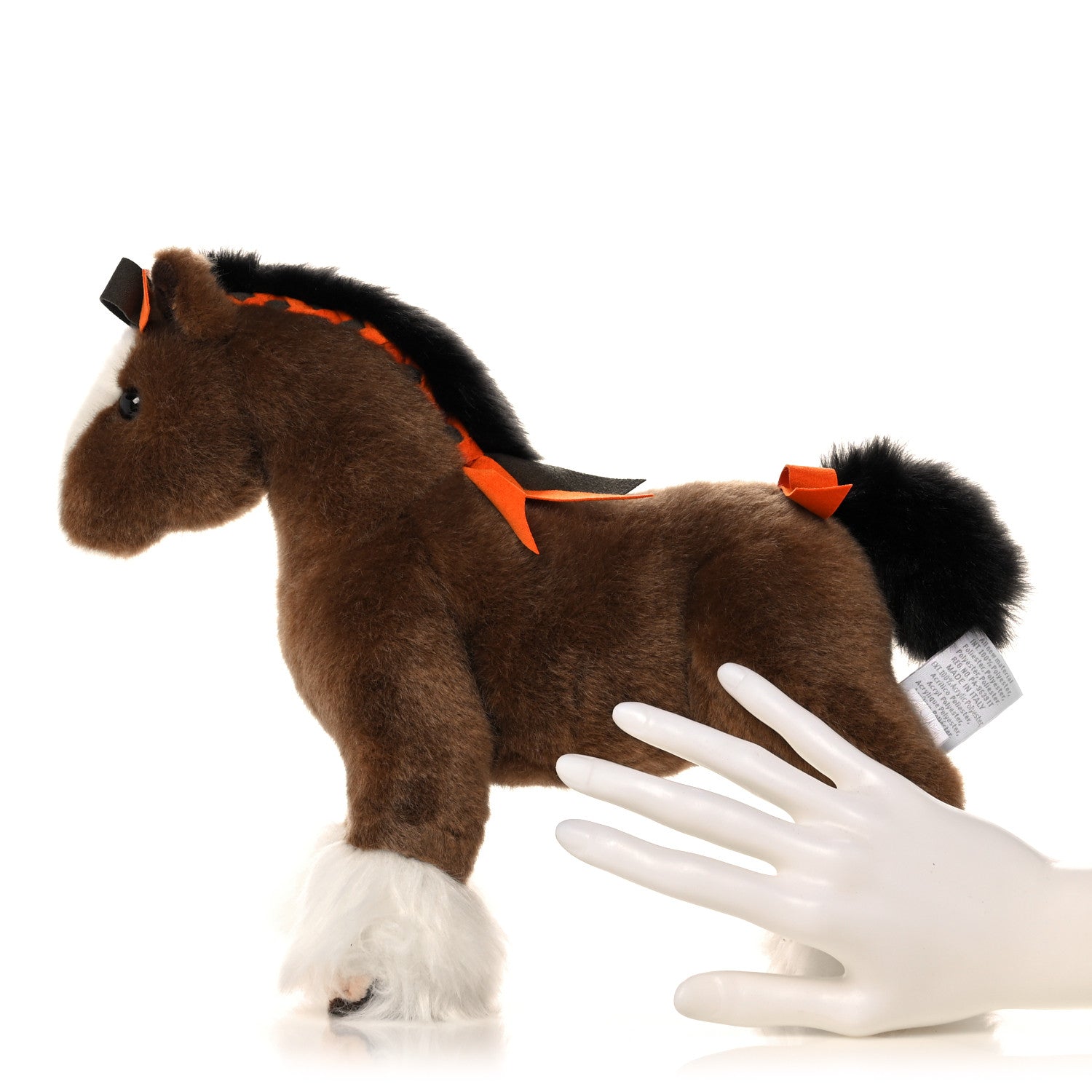 Hermes Fabric Small Hermy The Horse Plush Toy 2 of 11