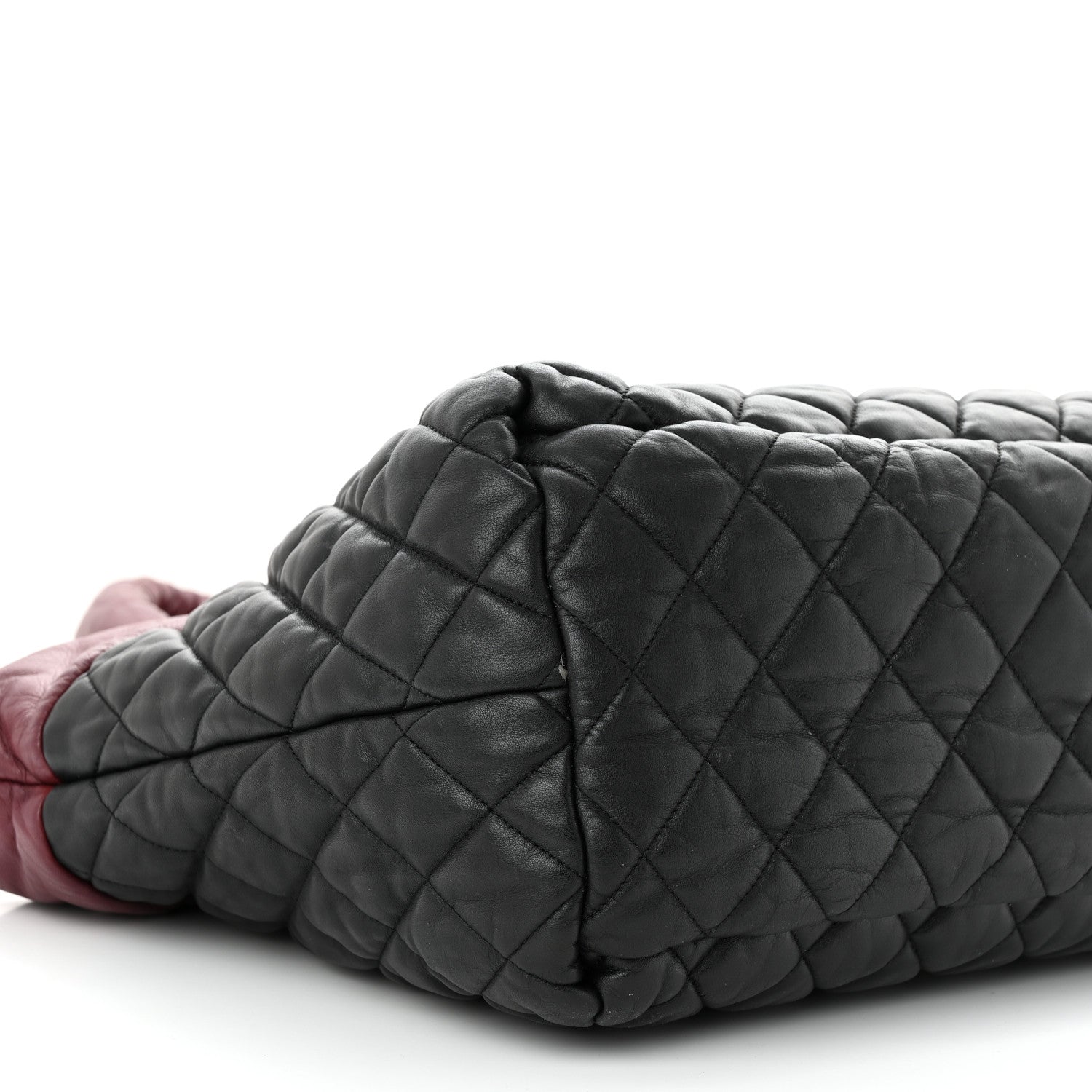 Chanel Lambskin Quilted Medium Coco Cocoon Reversible Tote Black 14 of 19
