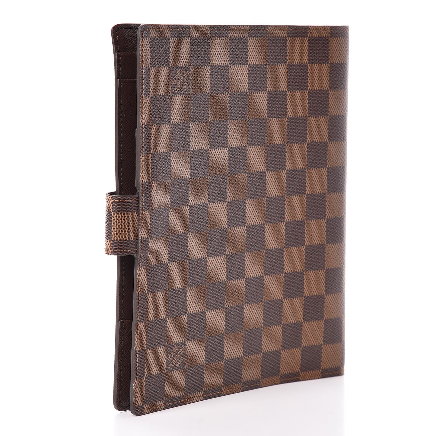 Damier Ebene Large Ring Agenda Cover