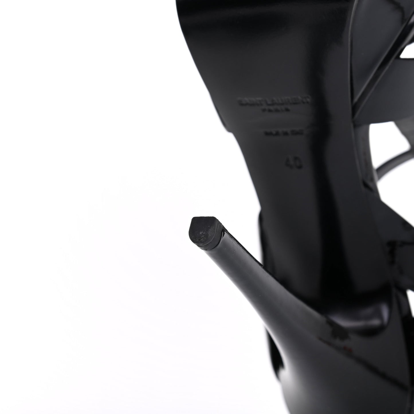 Patent Tribute 105 Platform Sandals 40 Black