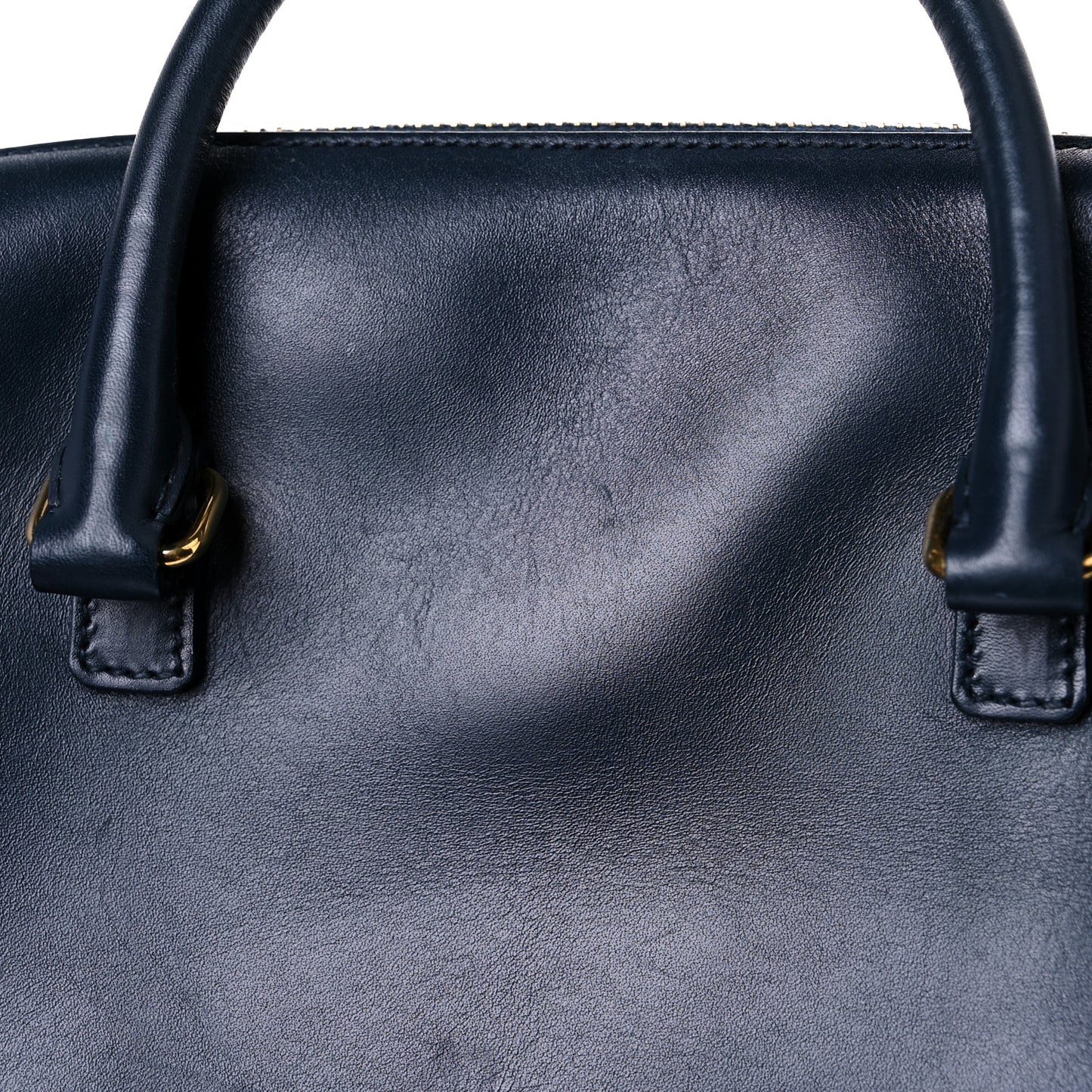 Calfskin Classic Baby Duffle Navy Blue