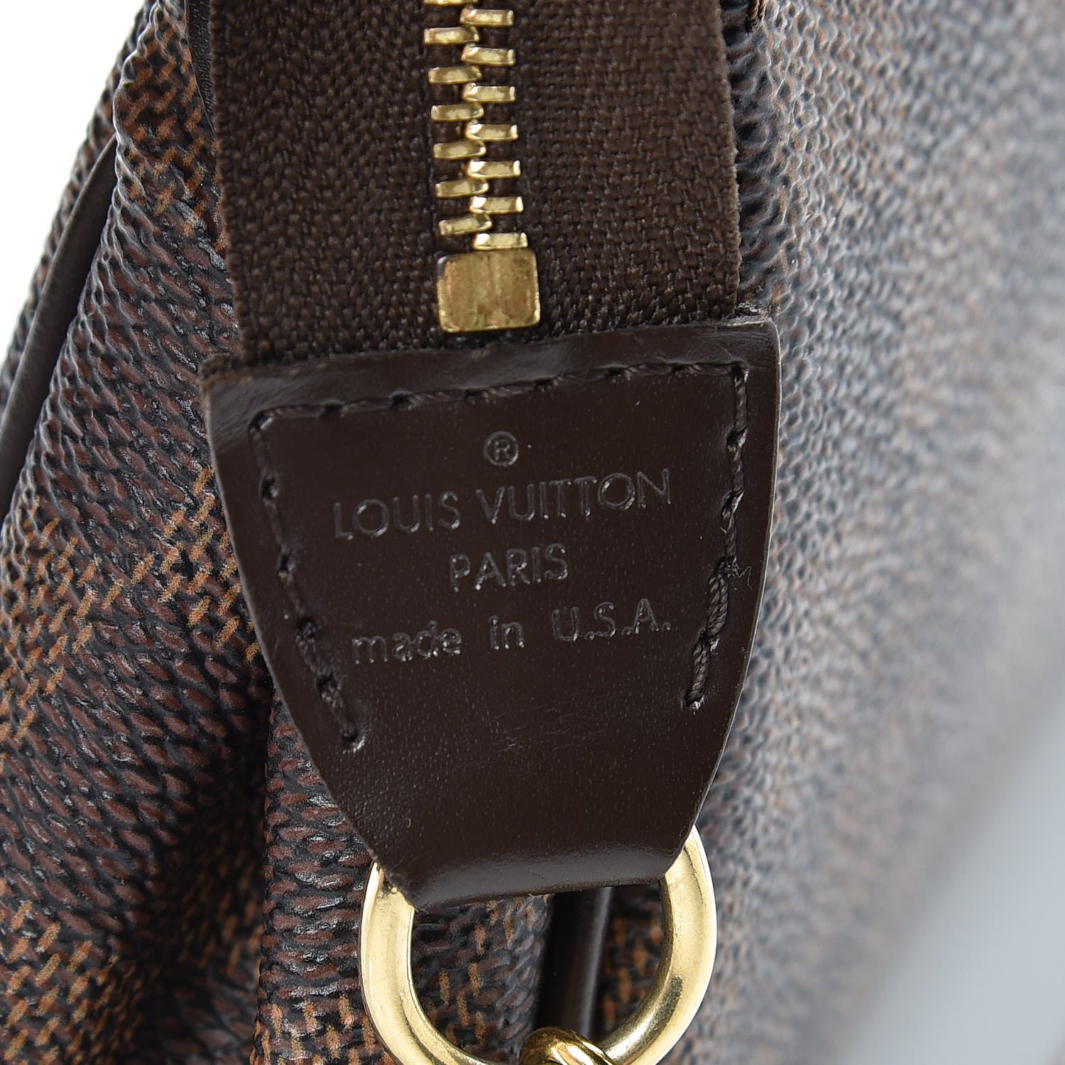 Louis Vuitton Damier Ebene Eva Clutch 6 of 10